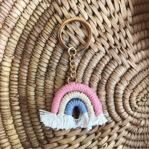 BOHO rainbow keychain